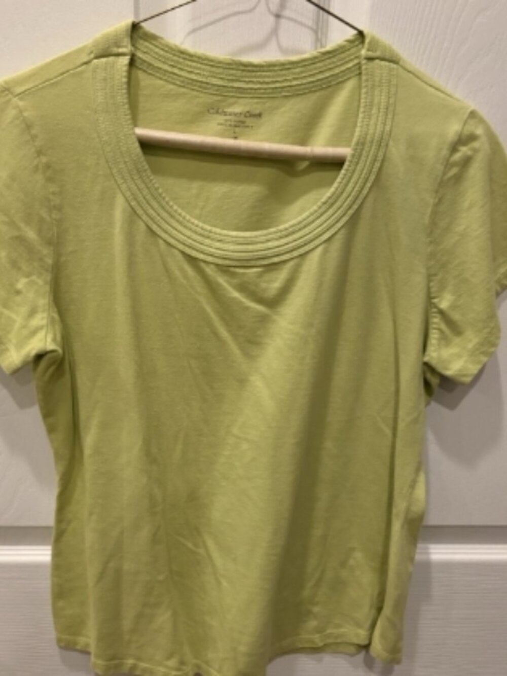 Coldwater Creek L short sleeve Green